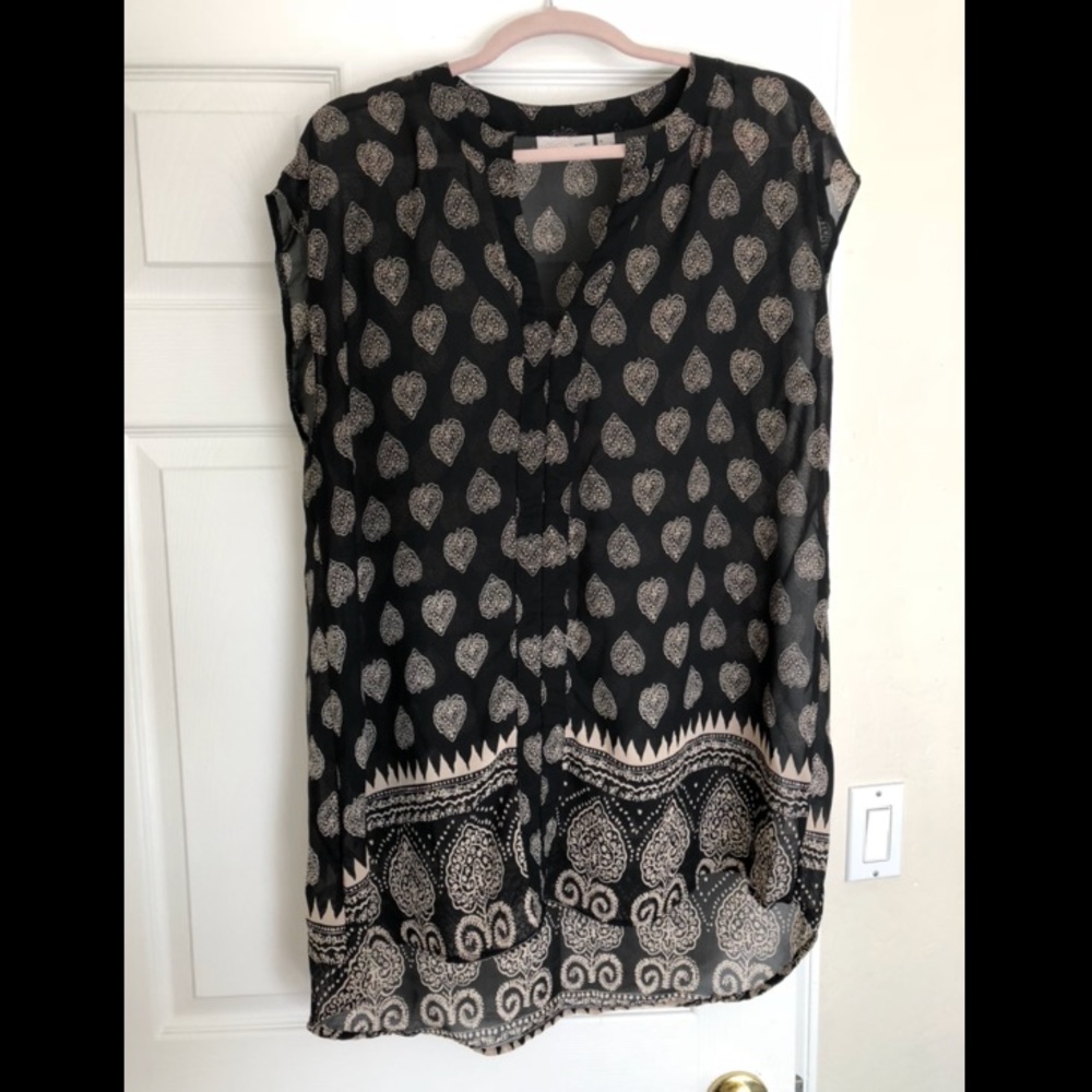 Tunic style blouse 18” from shoulder